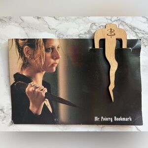 EXCLUSIVE Buffy the Vampire Slayer Mr. Pointy Wooden Stake Bookmark